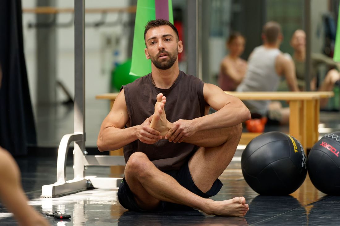 Le mani di Lorenzo al lavoro